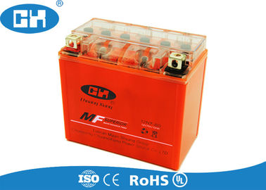 Décharge spontanée orange exempte d'entretien de batterie de moto de gel d'AGM Seperator basse